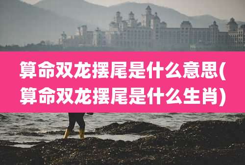 算命双龙摆尾是什么意思(算命双龙摆尾是什么生肖)