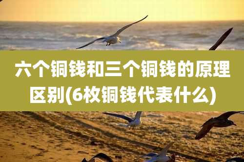 六个铜钱和三个铜钱的原理区别(6枚铜钱代表什么)