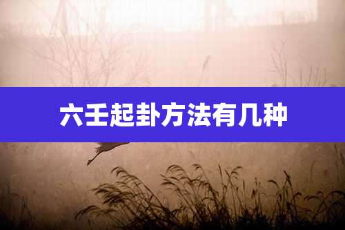 六壬起卦方法有几种