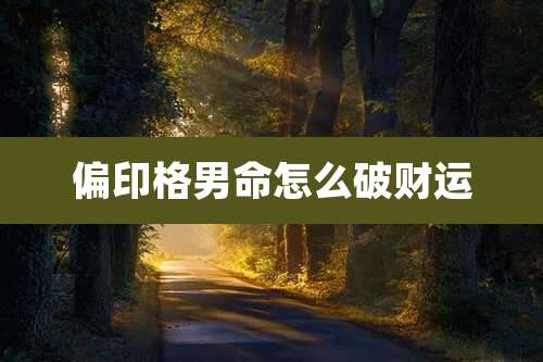 偏印格男命怎么破财运