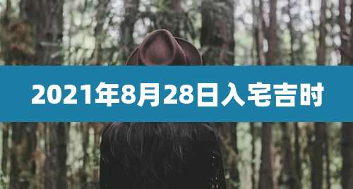 2021年8月28日入宅吉时