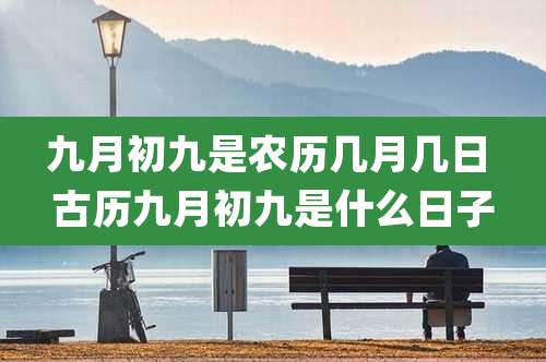 九月初九是农历几月几日 古历九月初九是什么日子