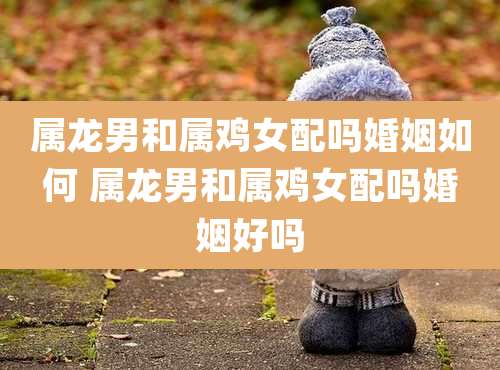 属龙男和属鸡女配吗婚姻如何 属龙男和属鸡女配吗婚姻好吗