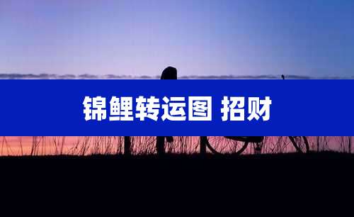 锦鲤转运图 招财