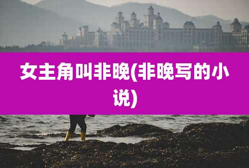 女主角叫非晚(非晚写的小说)