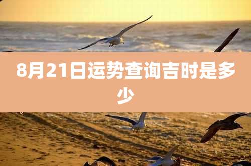 8月21日运势查询吉时是多少