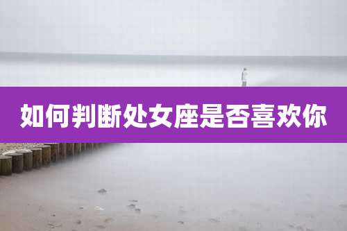 如何判断处女座是否喜欢你