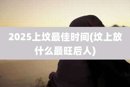 2025上坟最佳时间(坟上放什么最旺后人)