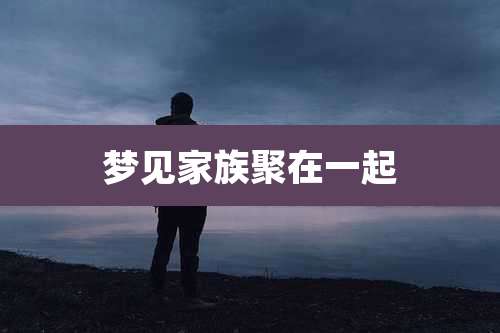 梦见家族聚在一起