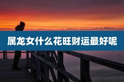 属龙女什么花旺财运最好呢