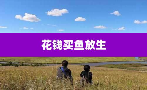 花钱买鱼放生