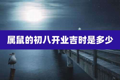 属鼠的初八开业吉时是多少