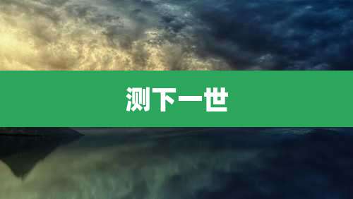 测下一世