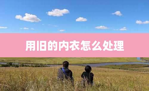 用旧的内衣怎么处理
