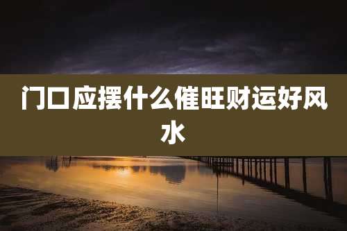 门口应摆什么催旺财运好风水