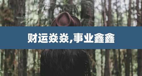 财运焱焱,事业鑫鑫