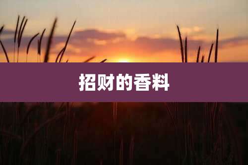 招财的香料
