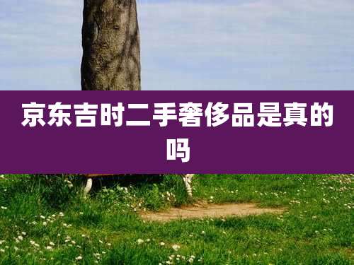 京东吉时二手奢侈品是真的吗