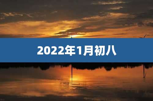 2022年1月初八