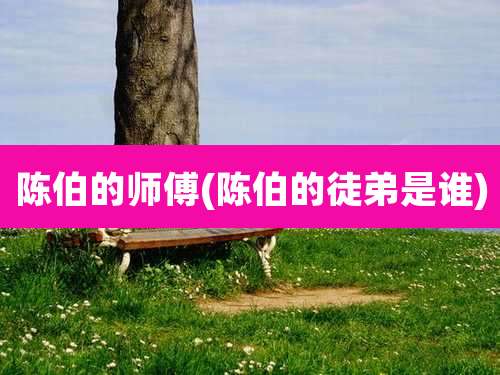 陈伯的师傅(陈伯的徒弟是谁)