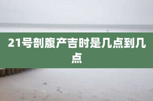 21号剖腹产吉时是几点到几点