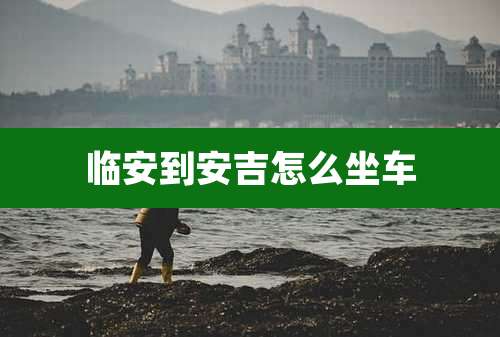 临安到安吉怎么坐车