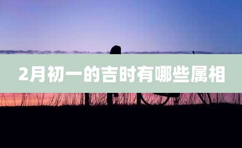 2月初一的吉时有哪些属相