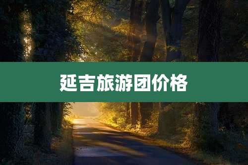 延吉旅游团价格