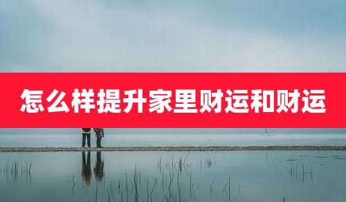 怎么样提升家里财运和财运