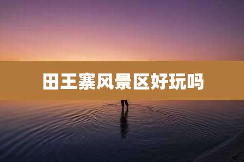 田王寨风景区好玩吗