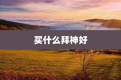 买什么拜神好