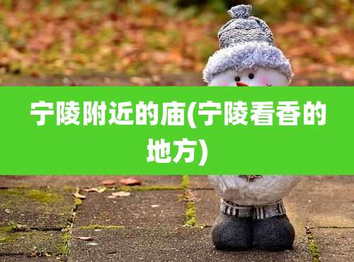 宁陵附近的庙(宁陵看香的地方)