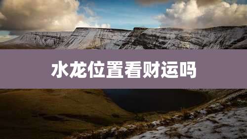 水龙位置看财运吗