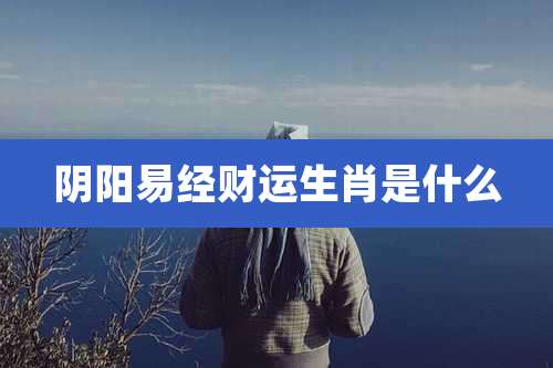 阴阳易经财运生肖是什么