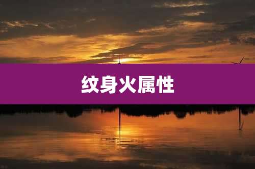 纹身火属性