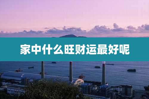 家中什么旺财运最好呢