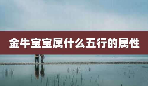 金牛宝宝属什么五行的属性