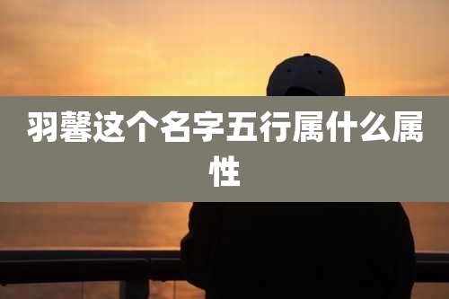 羽馨这个名字五行属什么属性