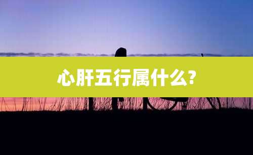 心肝五行属什么?