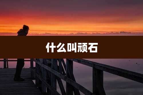 什么叫顽石