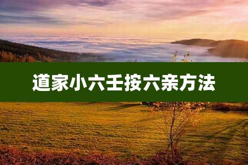 道家小六壬按六亲方法
