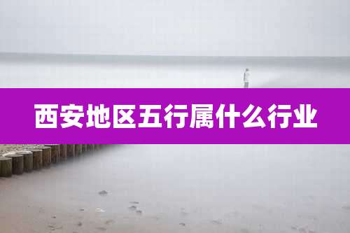 西安地区五行属什么行业