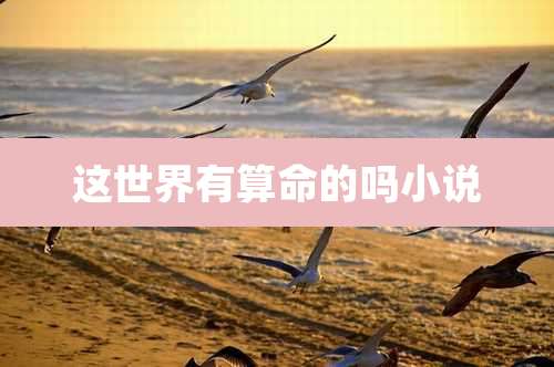 这世界有算命的吗小说