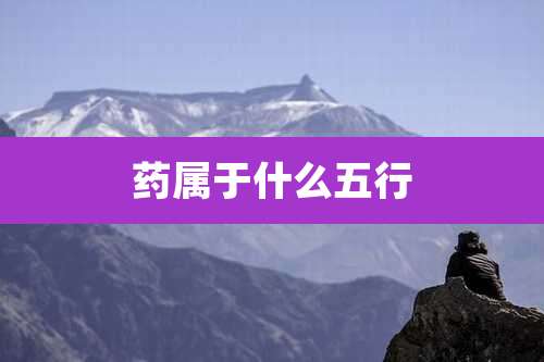 药属于什么五行