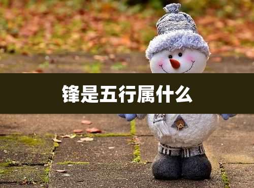 锋是五行属什么