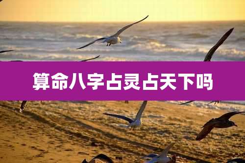 算命八字占灵占天下吗