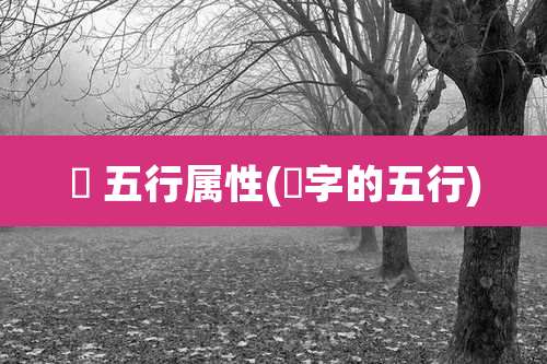 旸 五行属性(旸字的五行)
