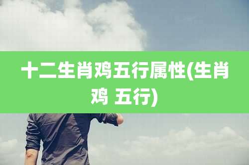 十二生肖鸡五行属性(生肖鸡 五行)