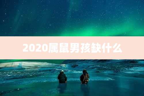 2020属鼠男孩缺什么