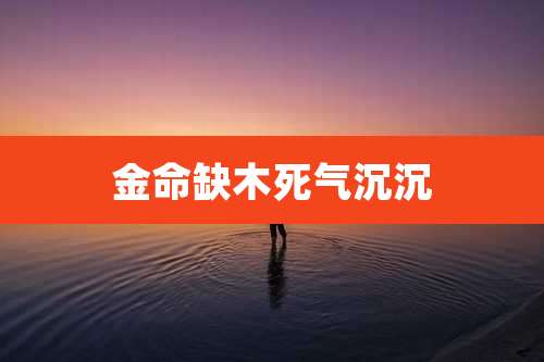 金命缺木死气沉沉
